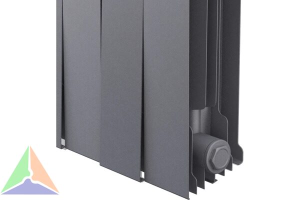 Радиатор биметаллический Royal Thermo PianoForte 500 10 секции (серый)