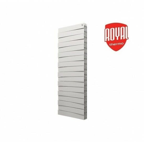 Радиатор биметаллический Royal Thermo PianoForte Tower 18 секций (белый)