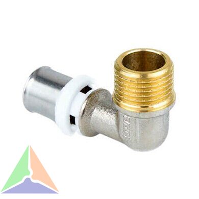 Угольник пресс 16х1/2 НР 90 гр. STI