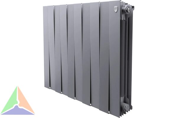 Радиатор биметаллический Royal Thermo PianoForte 500 10 секции (серый)