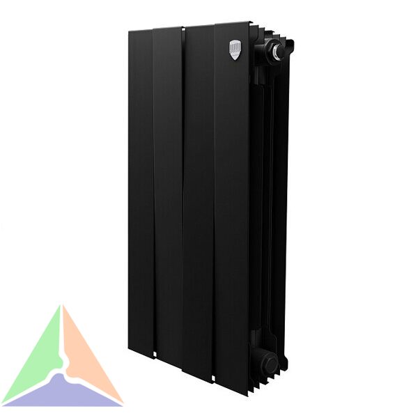 Радиатор биметаллический Royal Thermo PianoForte 500 4 секции (черный)